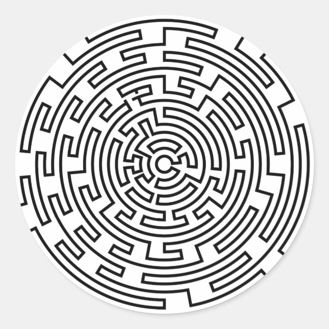 Adesivo Round Maze (Frente)