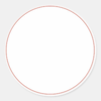 Adesivo ROUND Plain STICKER com FRONTEIRA - Saudações