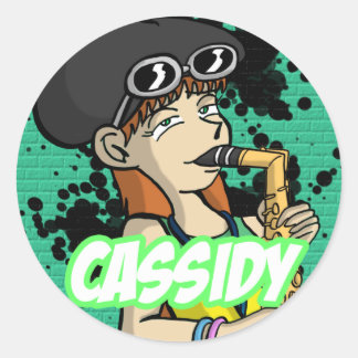 Adesivo Round Sticker Cassidy