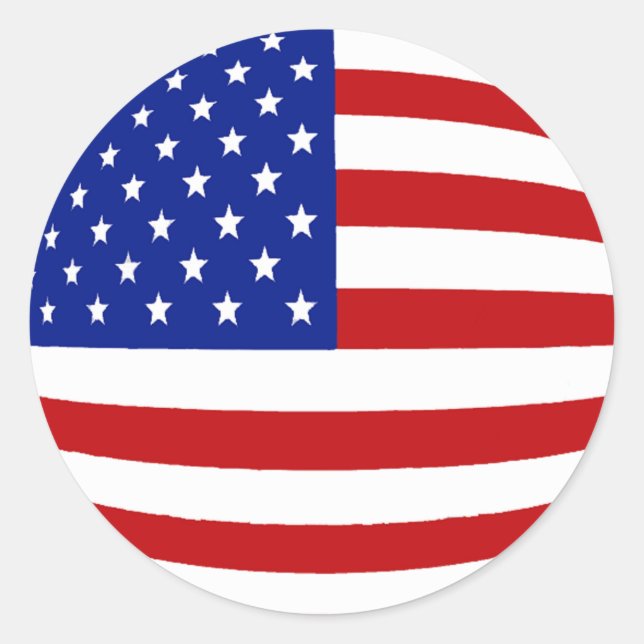 ADESIVO ROUND US FLAG (Frente)