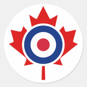 Adesivo Roundel Alvo de Hóquei em Curling do Mod Canada