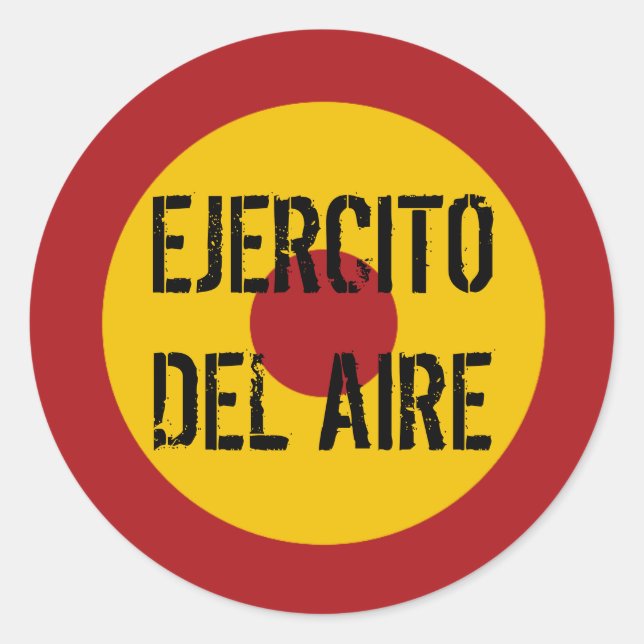 Adesivo Roundel da Força Aérea Espanhola (Frente)