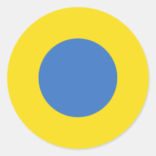 Adesivo Roundel da Força Aérea Ucraniana