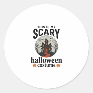 Adesivo Roupa Assustadora de Halloween Casa Assombrada Vet