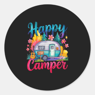 Adesivo Roupa de acampamento engraçada feliz trailer rv cr