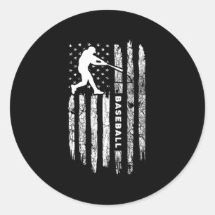 Adesivo Roupa de Baseball de Bandeira Americana - Baseball