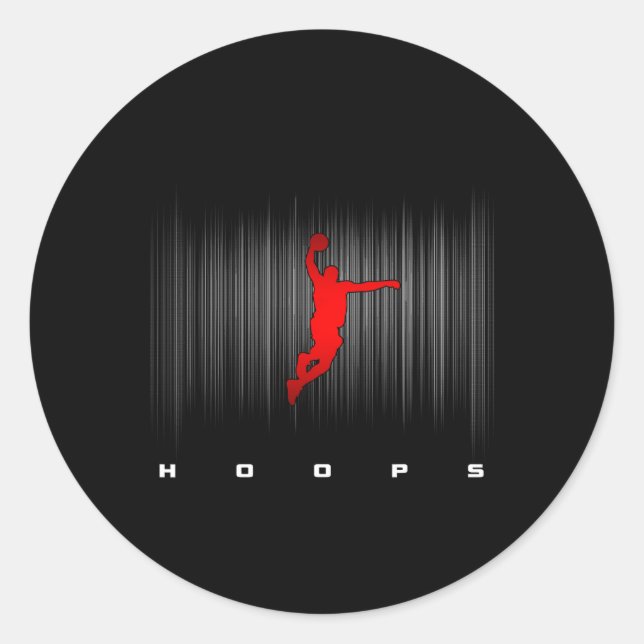 Adesivo Roupa de basquetebol Hoops (Frente)