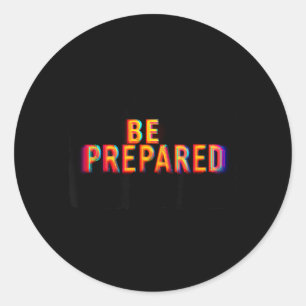 Adesivo Roupa de declaração colorida engraçada esteja prep
