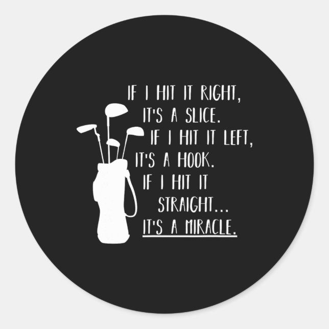 Adesivo Roupa De Golfe Engraçado E Roupas Engraçadas De Go (Frente)