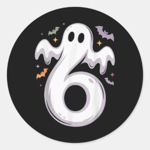 Adesivo Roupa de Halloween engraçada de 6 fantasmas meme c