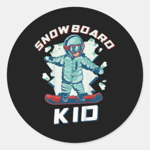 Adesivo Roupa de Neve Crianças Uni 2t Cartoon Preto Snowbo