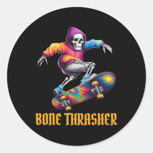Adesivo Roupa do Skeleton do Halloween