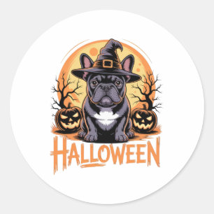 Adesivo Roupa Francesa Para Bulldog Do Halloween Com Chapé