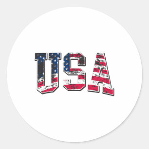 Adesivo Roupas Com A Bandeira Dos EUA No Dia 4 De Julho Un