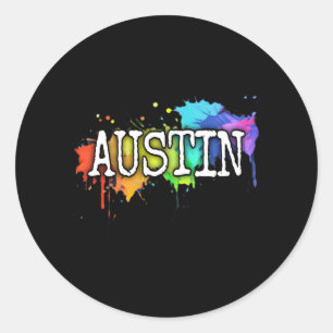 Adesivo Roupas da Cidade de Austin Texas Capital do Estado