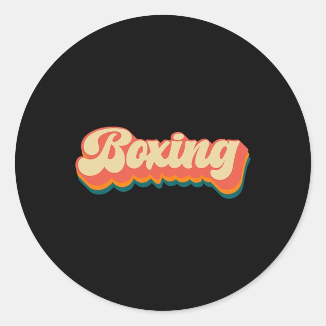 Adesivo Roupas de Boxe - Boxe 3  (Frente)