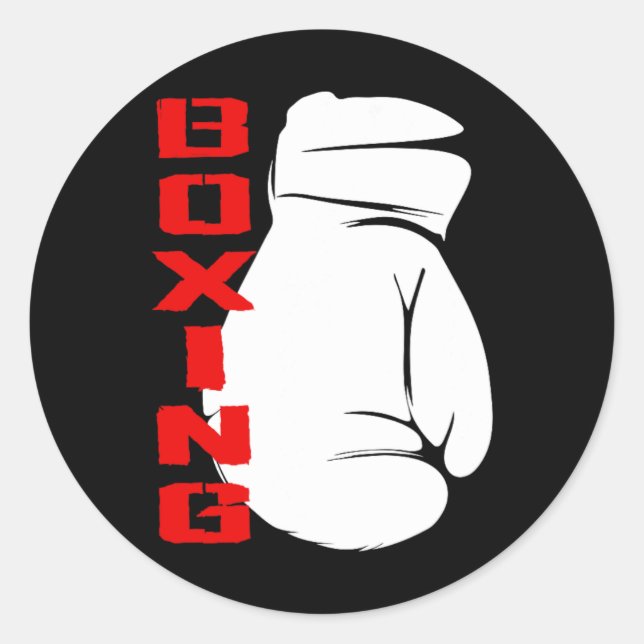 Adesivo Roupas de Boxe - Treinamento de Boxe (Frente)