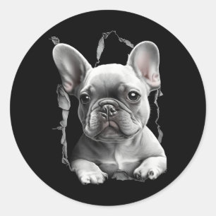 Adesivo Roupas de criança Bulldog Francês Frenchie Pai Mãe