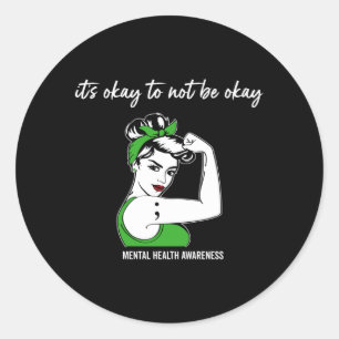 Adesivo Roupas de Depressão para Mulheres Saúde Mental