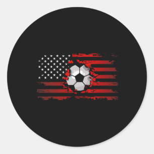 Adesivo Roupas de Futebol com Bandeira Americana - Futebol
