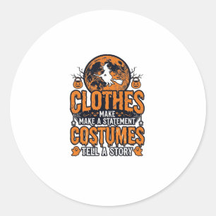 Adesivo Roupas de Halloween Vintage Camisa de declaração d