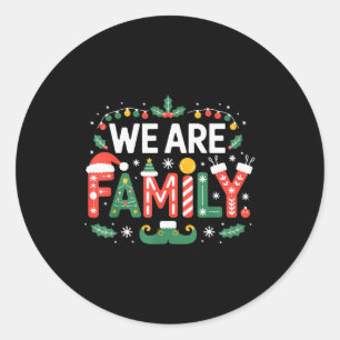 Adesivo Roupas de Natal Família 2025 Pijamas Engraçados Co