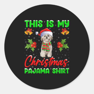 Adesivo Roupas de Natal femininas Esta é Minha Roupa de Ca