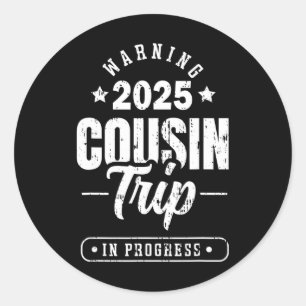 Adesivo Roupas de viagem de grupo de férias combinando fam