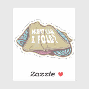 Adesivo Roupas dobráveis, dia de lavanderia