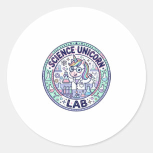 Adesivo Roupas Prontas para POD Unicorn Science Unicorn La
