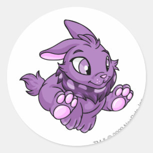 Adesivo Roxo de Cybunny