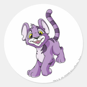 Adesivo Roxo de Kougra