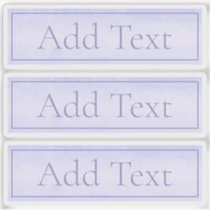 Adesivo Roxo de Lavanda Leve Elegante Personalizável