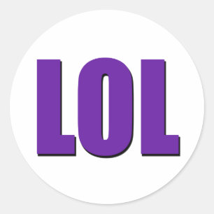 Adesivo Roxo de LOL