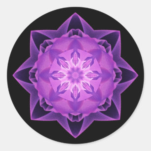 Adesivo Roxo de Stardust do Fractal