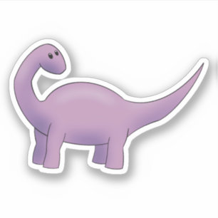 Adesivo Roxo Dino