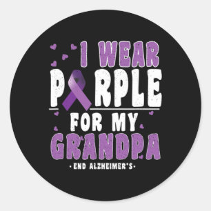 Adesivo Roxo Para Avô Alzheimerheimer Heimers Awarene
