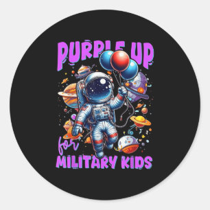 Adesivo Roxo Para Crianças Militares Filho Militar Mês A