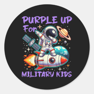 Adesivo Roxo Para Crianças Militares Filho Militar Mês A