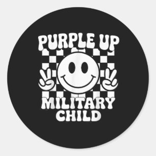 Adesivo Roxo Para Crianças Militares Groovy Filho Militar