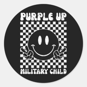 Adesivo Roxo Para Crianças Militares Groovy Filho Militar
