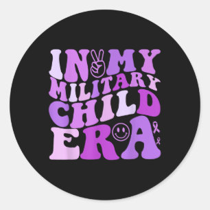 Adesivo Roxo Para Crianças Militares Na Minha Filha Milita