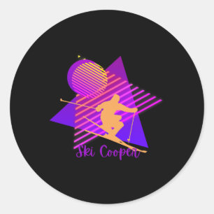 Adesivo Roxo Rosa Colorado Esqui Cooper Leadville C