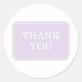 Adesivo Roxo Simplesmente Elegante, Obrigado, Padrões