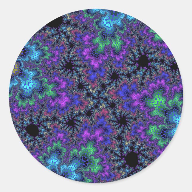 Adesivo Roxo Watercolor Speckle (Frente)