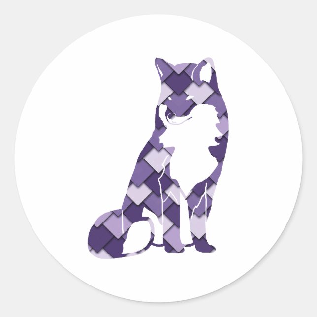 Adesivo Roxos de Roxo e Diamante (Frente)