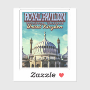 ADESIVO ROYAL PAVILION - BRIGHTON ENGLAND - REINO UNIDO