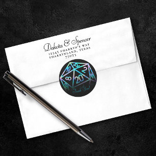 Adesivo RPG Dice   Holo Fantasy Tabletop PnP Gamer Persona