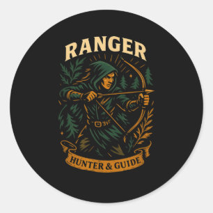 Adesivo Rpg Gamer Ranger D20 Dice Nerdy Men Women Kid