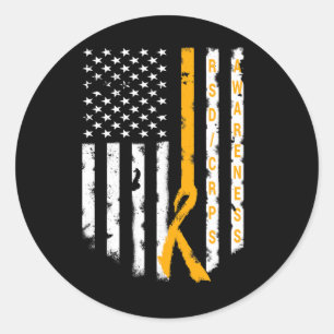 Adesivo Rsd Crps Conscientizando Bandeira Americana Suport